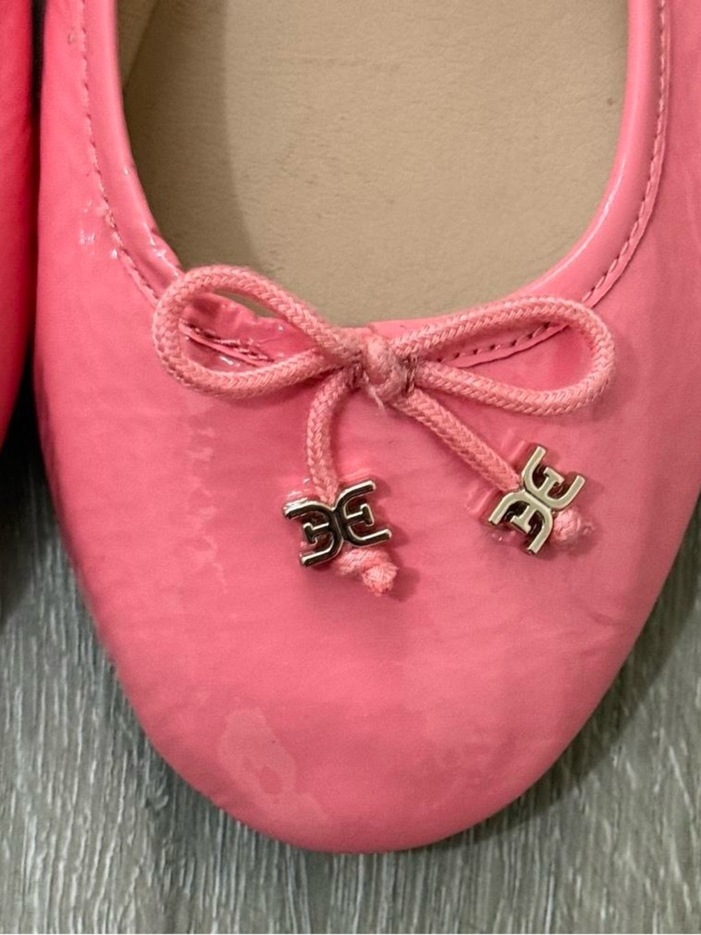 Sam Edelman pink ballet flats with bow detail, size US 7 - Picture 4 of 6